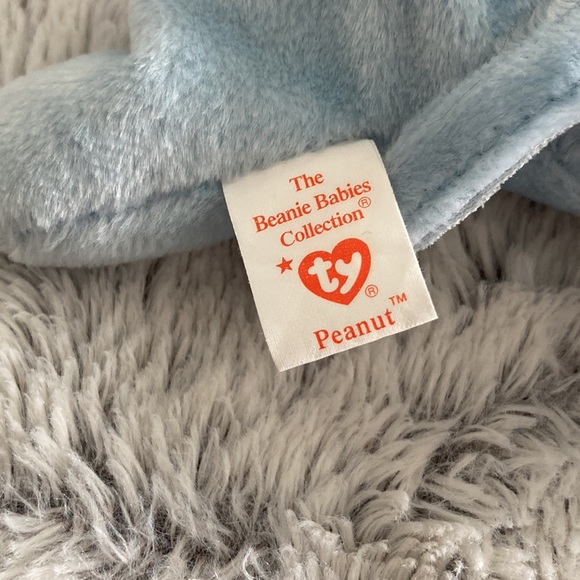 Vintage Beanie Baby Peanut the Elephant NWT - Picture 10 of 11